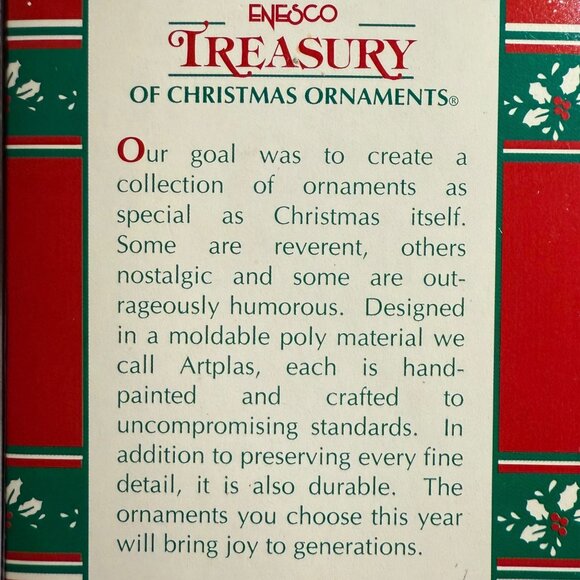 Enesco 1996 There's A Friendship Brewing Christmas Ornament Holiday Gift  In Box - Picture 8 of 11